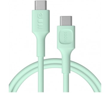 KABEL USB-C / USB-C Greencell PowerFlex 120cm PD 100W zielony silikonowy