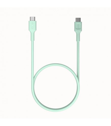 KABEL USB-C / USB-C Greencell PowerFlex 120cm PD 100W zielony silikonowy