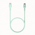 KABEL USB-C / USB-C Greencell PowerFlex 120cm PD 100W zielony silikonowy