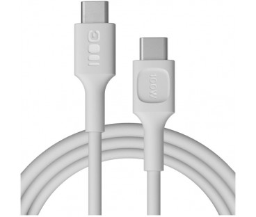 KABEL USB-C / USB-C Greencell PowerFlex 200cm PD 100W biały silikonowy
