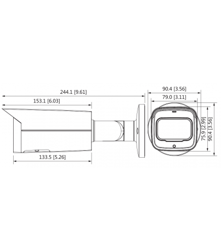 KAMERA IP DAHUA IPC-HFW1230T-ZS-2812-S5