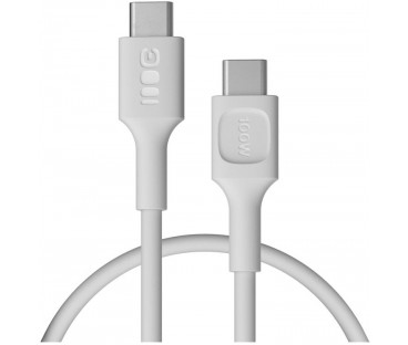 KABEL USB-C / USB-C Greencell PowerFlex 30cm PD 100W biały silikonowy