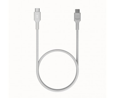 KABEL USB-C / USB-C Greencell PowerStream 200cm PD 100W biały w oplocie