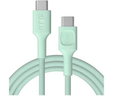 KABEL USB-C / USB-C Greencell PowerStream 200cm PD 100W zielony w oplocie