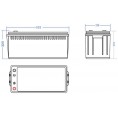 AKUMULATOR AGM Green Cell VRLA 12V 200Ah