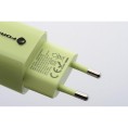 ŁADOWARKA SIECIOWA Forcell F-Energy GaN III VT-41 33 W 1x USB-C 1x USB-A PD 3.0 QC 4.0 ZIELONA