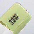 ŁADOWARKA SIECIOWA Forcell F-Energy GaN III VT-41 33 W 1x USB-C 1x USB-A PD 3.0 QC 4.0 ZIELONA