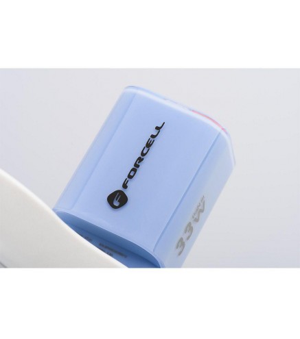 ŁADOWARKA SIECIOWA Forcell F-Energy GaN III VT-41 33 W 1x USB-C 1x USB-A PD 3.0 QC 4.0 NIEBIESKA