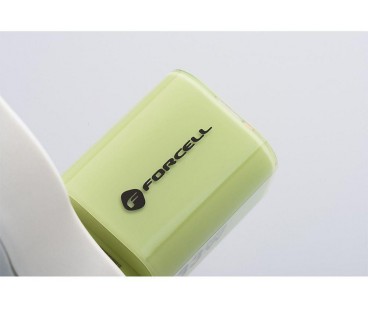 ŁADOWARKA SIECIOWA Forcell F-Energy GaN III VT-41 33 W 1x USB-C 1x USB-A PD 3.0 QC 4.0 ZIELONA