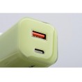 ŁADOWARKA SIECIOWA Forcell F-Energy GaN III VT-41 33 W 1x USB-C 1x USB-A PD 3.0 QC 4.0 ZIELONA