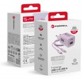 ŁADOWARKA SIECIOWA Forcell F-Energy GaN III VT-41 33 W 1x USB-C 1x USB-A PD 3.0 QC 4.0 FIOLETOWA