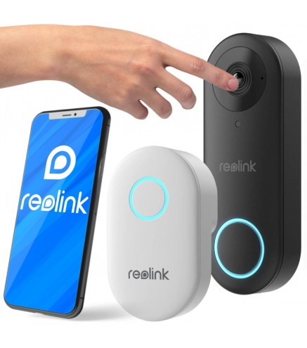 Reolink bezprzewodowy wideo dzwonek Wi-Fi 5MPx