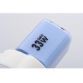 ŁADOWARKA SIECIOWA Forcell F-Energy GaN III VT-41 33 W 1x USB-C 1x USB-A PD 3.0 QC 4.0 NIEBIESKA