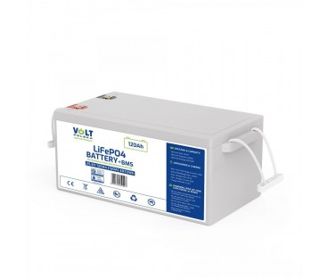 AKUMULATOR VOLT POLSKA LITOWO-ŻELAZOWO-FOSFORANOWY LiFePO4 24V 120Ah 120A