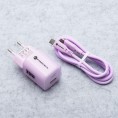 ŁADOWARKA SIECIOWA Forcell F-Energy GaN III VT-41 33 W 1x USB-C 1x USB-A PD 3.0 QC 4.0 FIOLETOWA