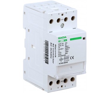 Stycznik modułowy 4 biegunowy VCX 4P/25A    4NO  230V