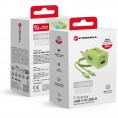 ŁADOWARKA SIECIOWA Forcell F-Energy GaN III VT-41 33 W 1x USB-C 1x USB-A PD 3.0 QC 4.0 ZIELONA