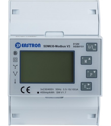Licznik energii trójfazowy VCX SDM 630 MODBUS