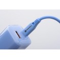 ŁADOWARKA SIECIOWA Forcell F-Energy GaN III VT-41 33 W 1x USB-C 1x USB-A PD 3.0 QC 4.0 NIEBIESKA