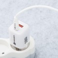 ŁADOWARKA SIECIOWA Forcell F-Energy GaN III VT-41 33 W 1x USB-C 1x USB-A PD 3.0 QC 4.0 BIAŁA