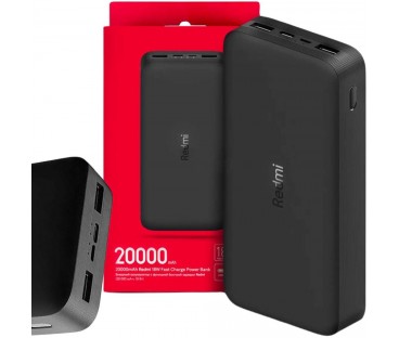 Powerbank Xiaomi 20000mAh Redmi 18W FastCharge Czarny