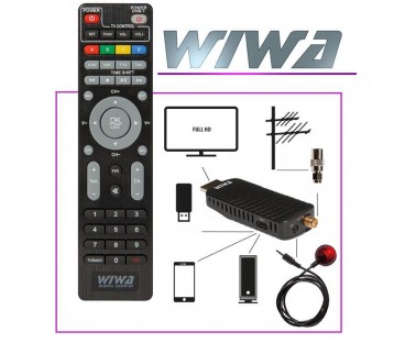Tuner DVB-T/T2 WIWA H.265 MINI