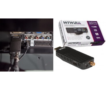 Tuner DVB-T/T2 WIWA H.265 MINI