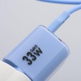 ŁADOWARKA SIECIOWA Forcell F-Energy GaN III VT-41 33 W 1x USB-C 1x USB-A PD 3.0 QC 4.0 NIEBIESKA