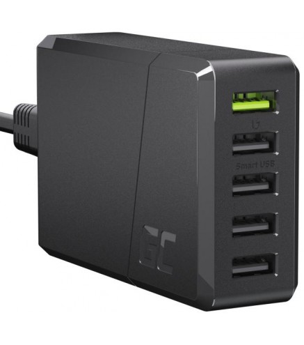 ŁADOWARKA SIECIOWA Green Cell CHARGESOURCE 5 5xUSB 52W ULTRA CHARGE CHARGC05