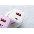 ŁADOWARKA SIECIOWA Forcell F-Energy GaN III VT-41 33 W 1x USB-C 1x USB-A PD 3.0 QC 4.0 BIAŁA