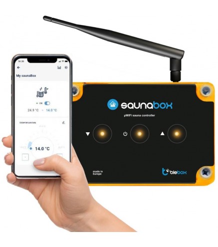 BLEBOX saunaBox pro moduł i/o sterownik saun WiFi