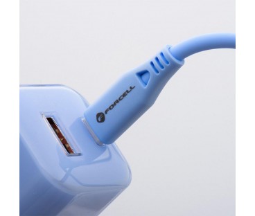 ŁADOWARKA SIECIOWA Forcell F-Energy GaN III VT-41 33 W 1x USB-C 1x USB-A PD 3.0 QC 4.0 NIEBIESKA