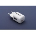 ŁADOWARKA SIECIOWA Forcell F-Energy GaN III VT-41 33 W 1x USB-C 1x USB-A PD 3.0 QC 4.0 BIAŁA
