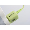 ŁADOWARKA SIECIOWA Forcell F-Energy GaN III VT-41 33 W 1x USB-C 1x USB-A PD 3.0 QC 4.0 ZIELONA