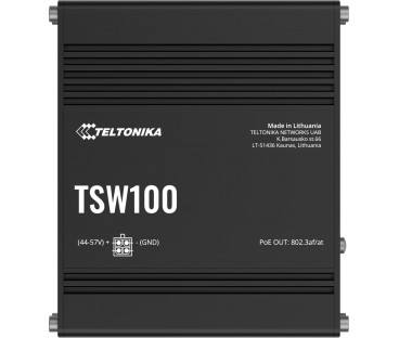 Teltonika TSW100 switch przemysłowy PoE (TSW100010000)