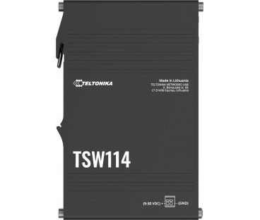 Teltonika TSW114 switch przemysłowy 5xGE (TSW114000000) DIN