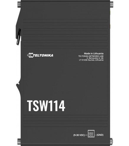 Teltonika TSW114 switch przemysłowy 5xGE (TSW114000000) DIN