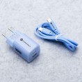 ŁADOWARKA SIECIOWA Forcell F-Energy GaN III VT-41 33 W 1x USB-C 1x USB-A PD 3.0 QC 4.0 NIEBIESKA