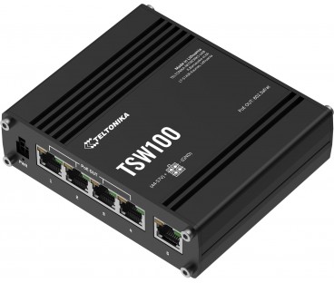 Teltonika TSW100 switch przemysłowy PoE (TSW100010000)
