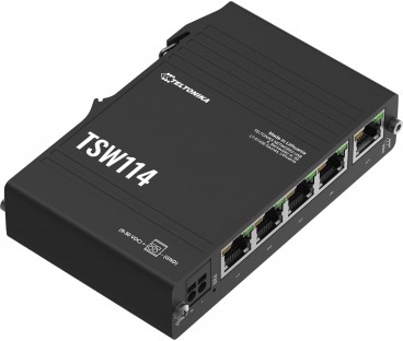 Teltonika TSW114 switch przemysłowy 5xGE (TSW114000000) DIN