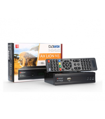 TUNER DVB-T2 OPTICUM AX LION NS H.265 10bit