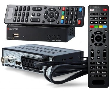 TUNER DVB-T2 OPTICUM AX LION NS H.265 10bit