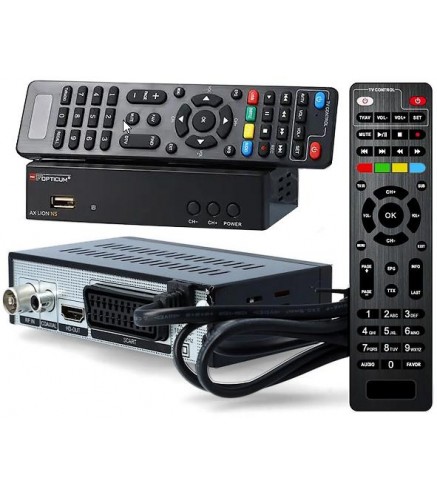 TUNER DVB-T2 OPTICUM AX LION NS H.265 10bit