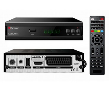 TUNER DVB-T2 OPTICUM AX LION NS H.265 10bit