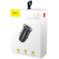ŁADOWARKA SAMOCHODOWA Baseus Square CCALL-AS01 30W 5A 1x USB-A 1x USB-C QC 4.0+