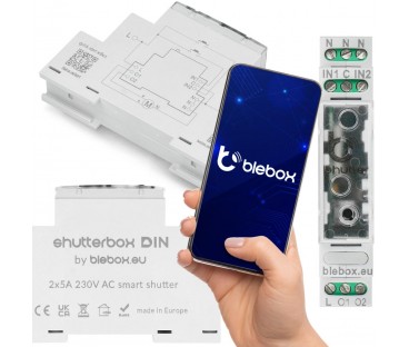 Moduł sterowania roletami shutterbox din Blebox