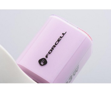 ŁADOWARKA SIECIOWA Forcell F-Energy GaN III VT-41 33 W 1x USB-C 1x USB-A PD 3.0 QC 4.0 FIOLETOWA