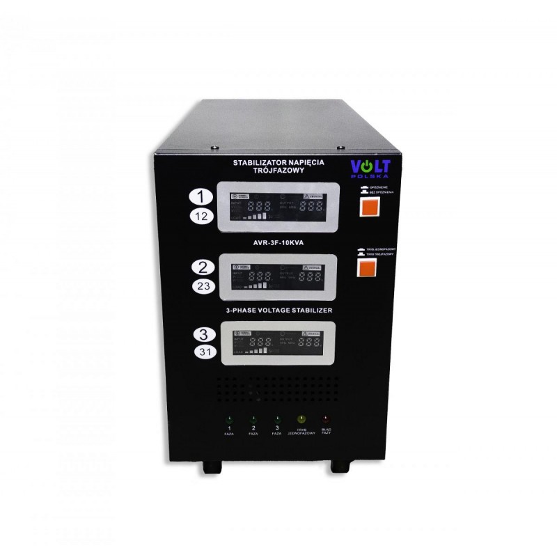 Stabilizator napięcia trójfazowy Volt Polska AVR PRO 10000VA