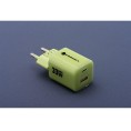ŁADOWARKA SIECIOWA Forcell F-Energy GaN III VT-41 33 W 1x USB-C 1x USB-A PD 3.0 QC 4.0 ZIELONA