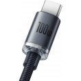 KABEL USB-A / USB-C Baseus Crystal CAJY000401 120cm 100W 6A QC 3.0 W OPLOCIE PREMIUM KABEL USB-A / USB-C Baseus Crystal CAJY000401 120cm 100W 6A QC 3.0 W OPLOCIE PREMIUM